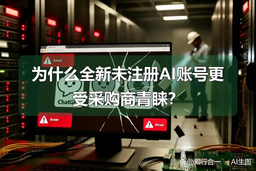 为什么全新未注册AI账号更受采购商青睐？
